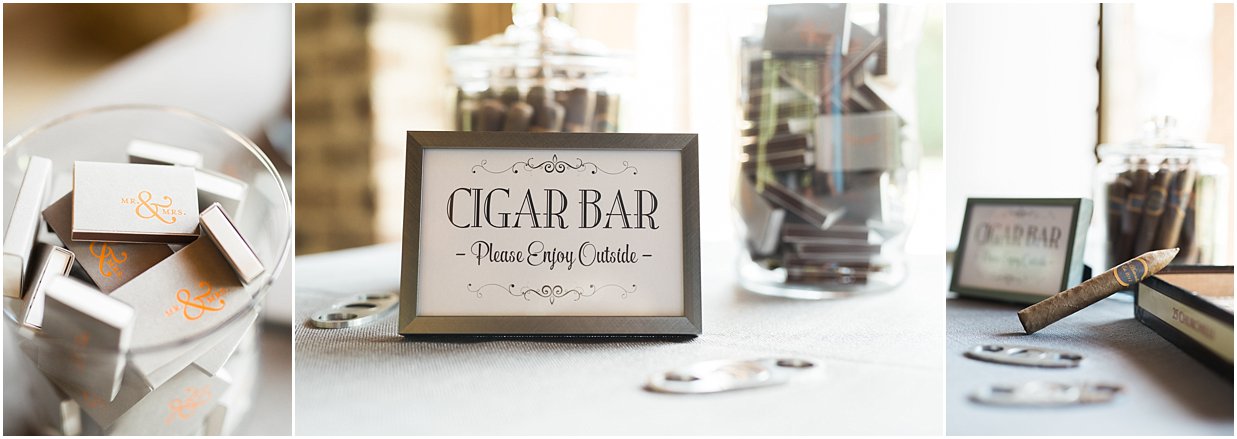 wedding cigar bar